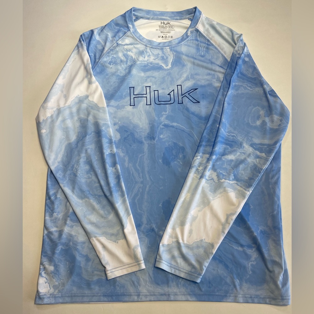Men's HUK Pursuit Brackish Long Sleeve Shirt XXL